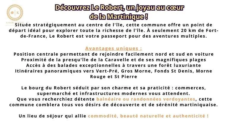 Appt Cosy Calme, Bien Situe & Convivial Apartment Le Robert 0*,